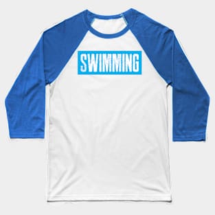 Swimming stance, swimming design Baseball T-Shirt